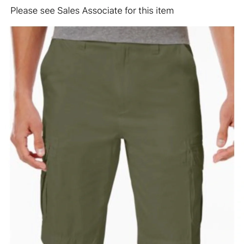 Univibe Men’s Classic Cargo Shorts Sz 34 - Picture 6 of 6